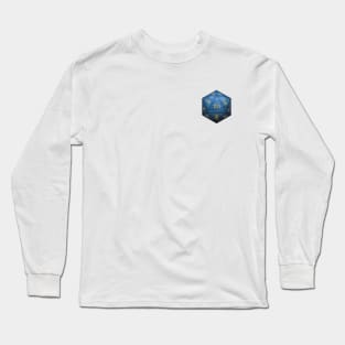 D20 Dice Blue Long Sleeve T-Shirt